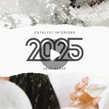 Instagram Reel cover: a 2025 year-in-review title card over a mirror ball
